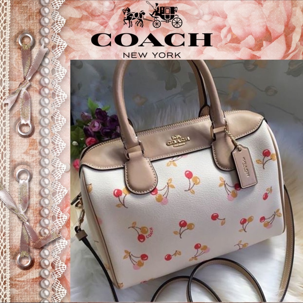 Coach Cherry mini benet satchel